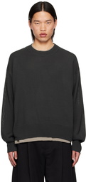 Studio Nicholson Gray Kami Sweater