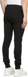 Balmain Black Embossed Logo Lounge Pants