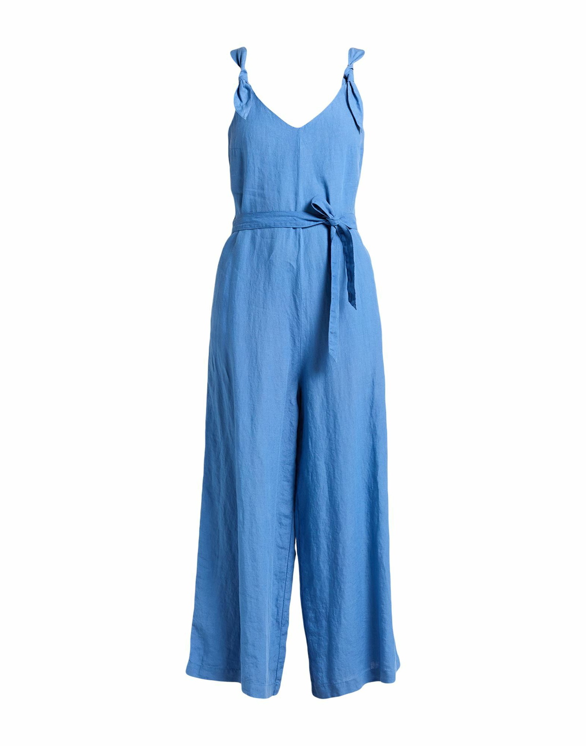 120% Lino Womens Jumpsuit Light in Blue