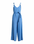 120% Lino Womens Jumpsuit Light in Blue