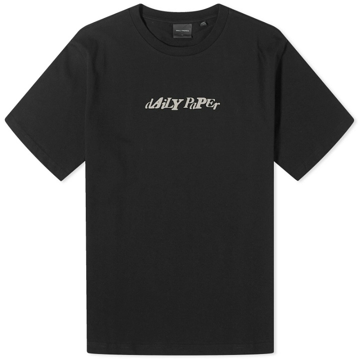 Photo: Daily Paper Men's Unified Type Short Sleeved T-Shirt in Black