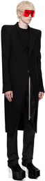 Rick Owens Black Fogpocket Neue Coat