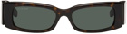 Balenciaga Tortoiseshell Max Sunglasses