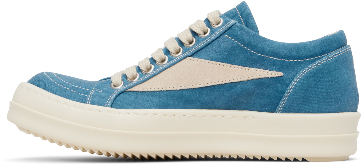 Rick Owens DRKSHDW Blue Hollywood Vintage Sneaks Sneakers