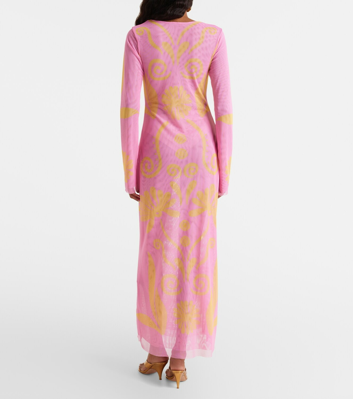 Cala de la Cruz Tania printed maxi dress