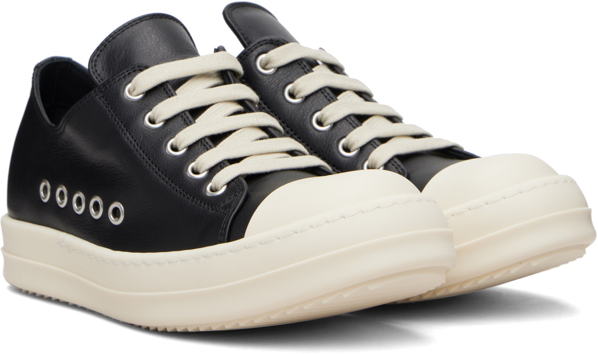 Rick Owens Black Temple Extreme Low Sneakers