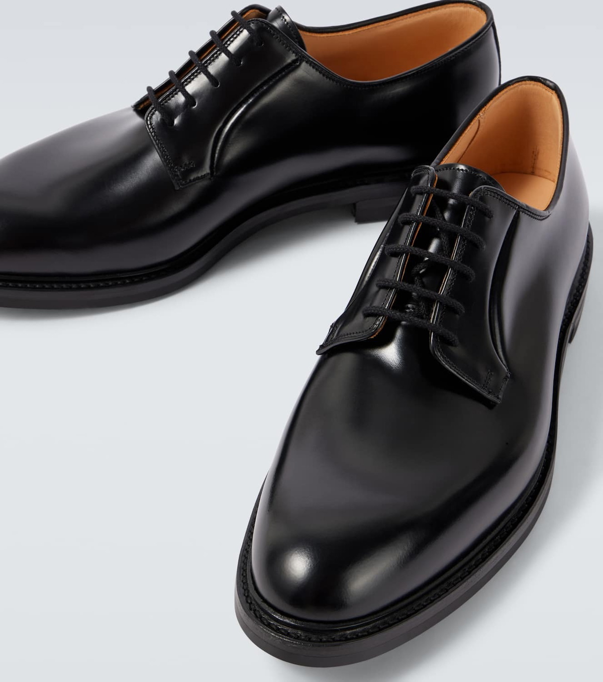 George Cleverley Archie calf leather derby shoes