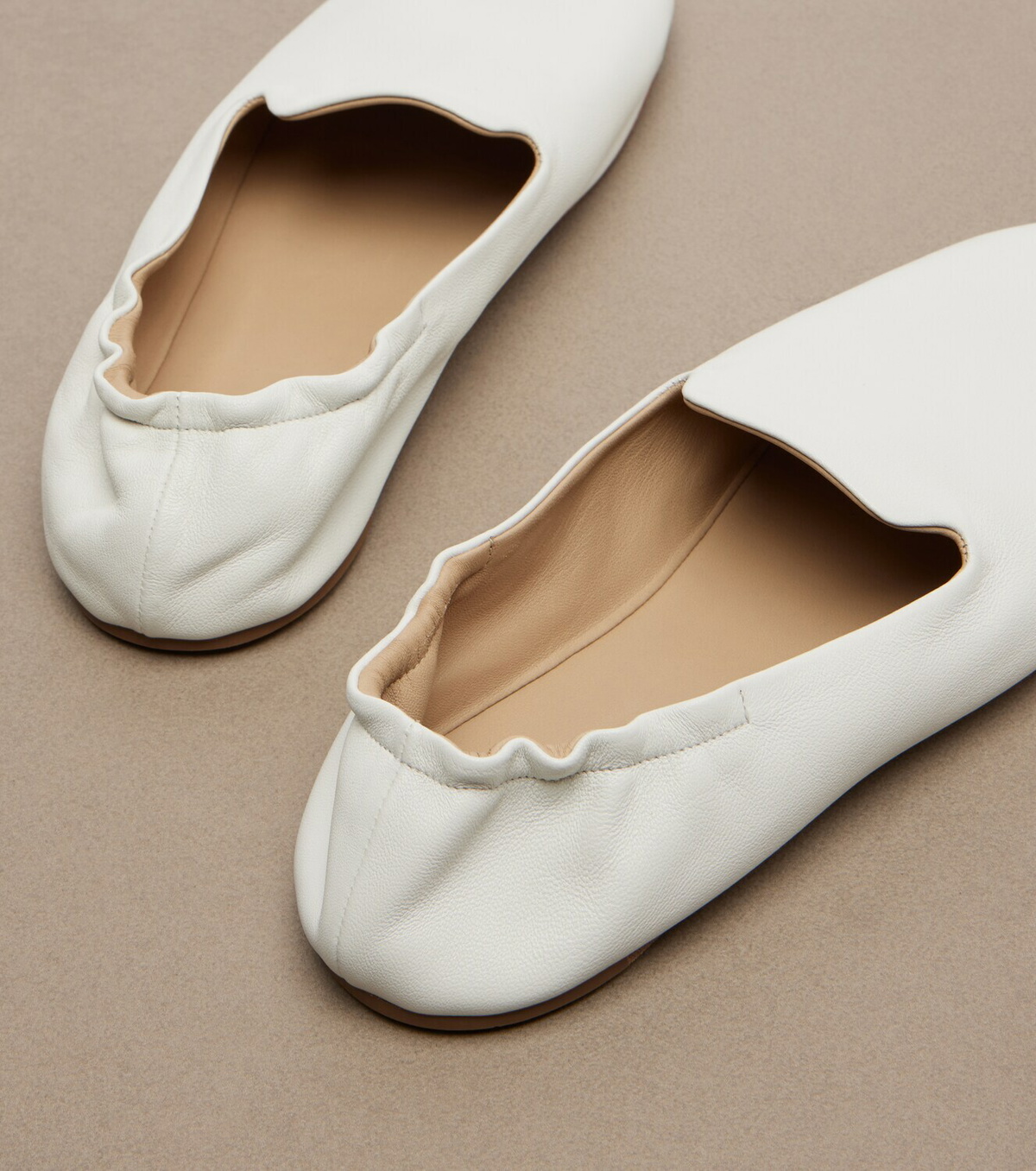 The Row Casa leather slippers