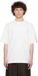 YLÈVE Off-White Open End Cotton Pigment Dye T-shirt