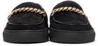 Human Recreational Services SSENSE Exclusive Black Hair Loafers