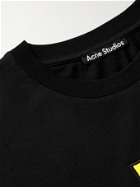 Acne Studios - Logo-Embroidered Stretch-Cotton Jersey T-Shirt - Black