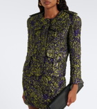 Balmain Cloqué jacquard jacket