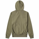 Awake NY Military Embroidered Logo Hoody in Olive