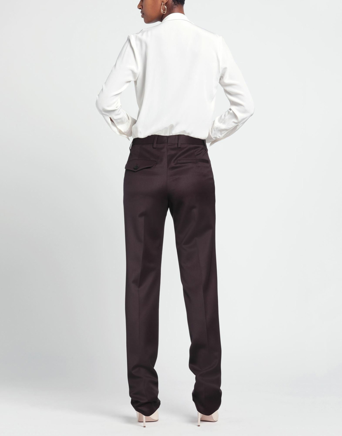 Ann Demeulemeester Womens Pants Plum