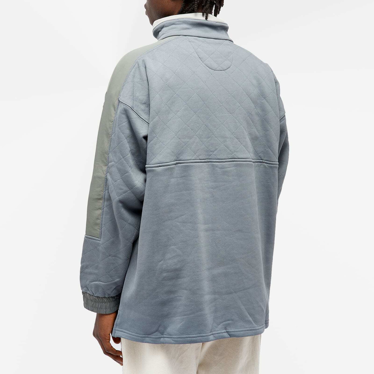 Manresa Men's Half Zip Knit in Gark Grey/Grey