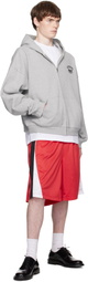We11done Red Se11done Track Shorts
