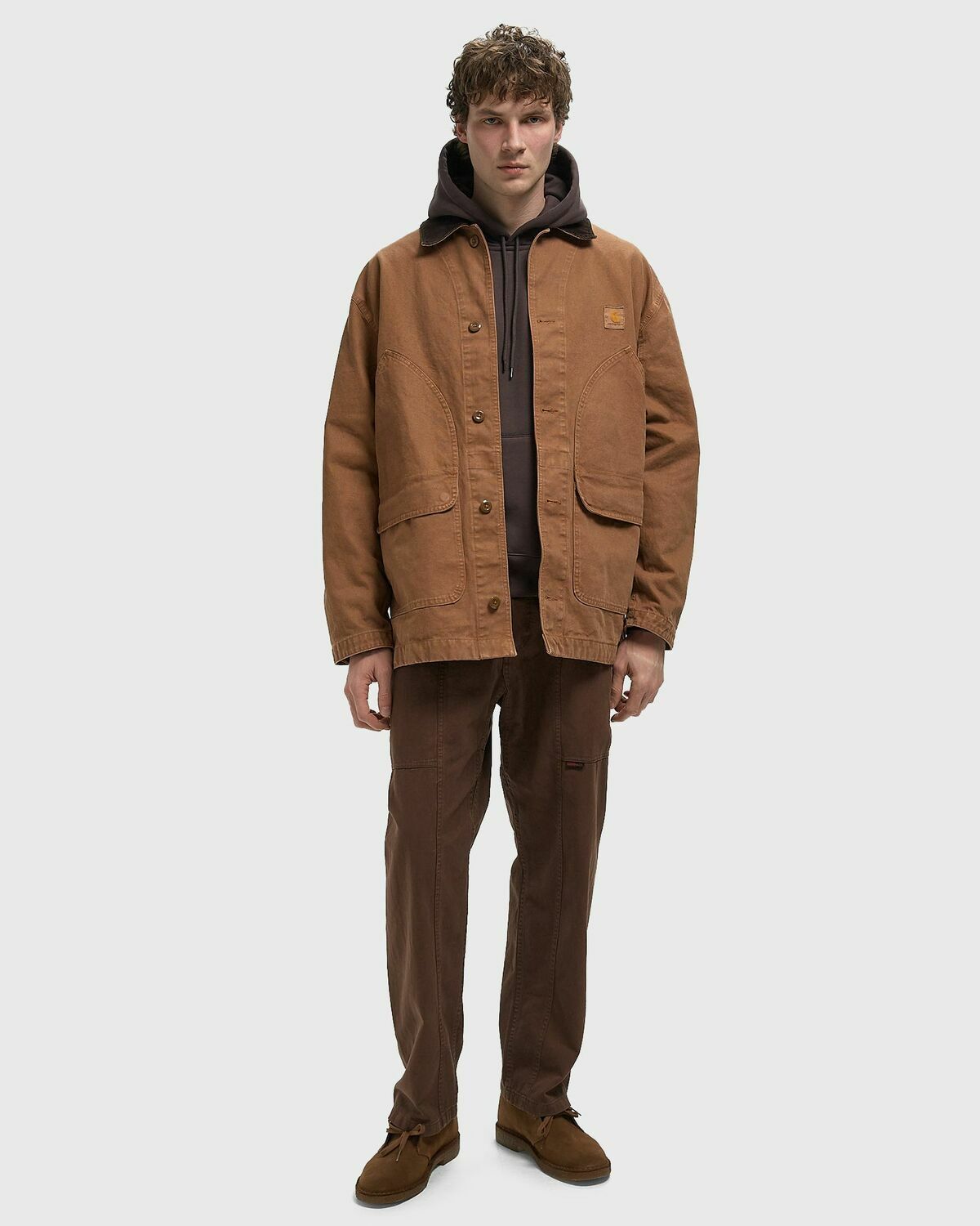 Carhartt WIP Prescott Coat Brown Men Carhartt WIP