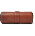 Brunello Cucinelli - Full-Grain Leather Watch Roll - Brown