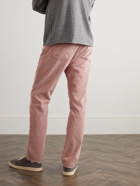Officine Générale - James Straight-Leg Cotton-Corduroy Trousers - Pink