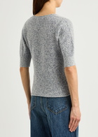 Dorothee Schumacher Luxury Delight Cashmere-blend top Blue