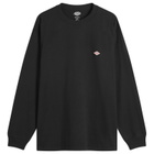 Danton Men's Long Sleeve Logo T-Shirt in Black