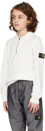 Stone Island Junior Kids White 503B9 Polo