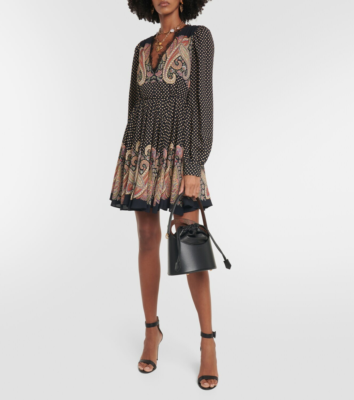 Etro Saturno leather bucket bag Etro