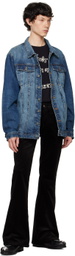 COÛT DE LA LIBERTÉ Blue Johnny Wired Crispy Oversized Denim Jacket