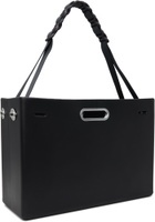 Parsel Black East West Extra Large Clutch