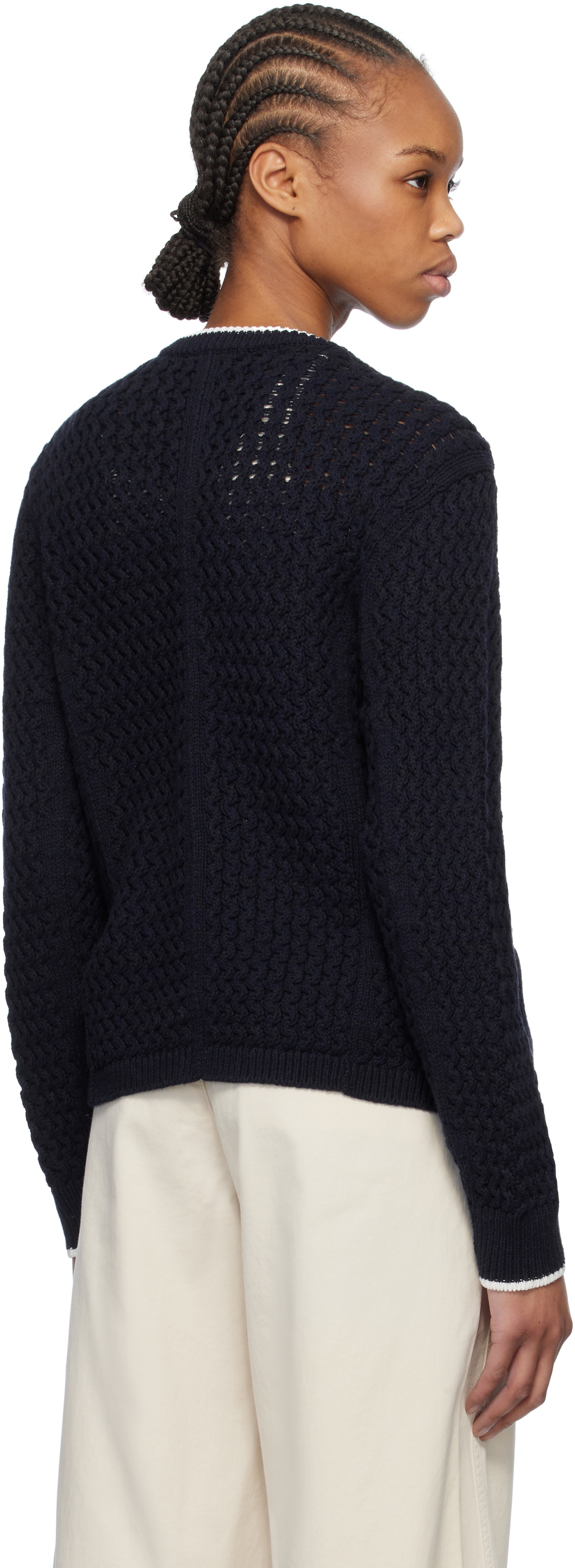rag & bone Navy Daria Cardigan