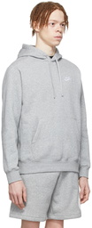 Nike Gray Sportswear Club Hoodie