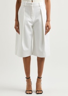 Jacquemus Le Bermuda Amalfi Crepe Shorts White