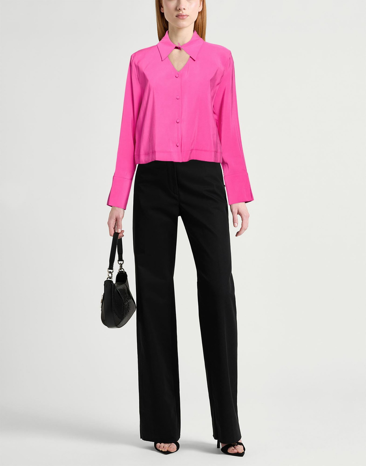 Jijil Womens Shirt Fuchsia