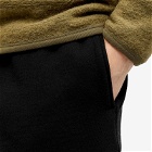 Auralee Men's Smooth Soft Sweat Pants in Black