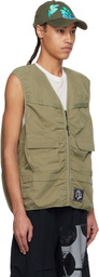 Perks and Mini Khaki Waxing Crescent Reversible Vest