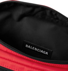 Balenciaga - World Food Programme Logo-Embroidered Nylon Belt Bag - Men - Red