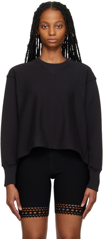 Photo: ALAÏA Black Crewneck Sweatshirt