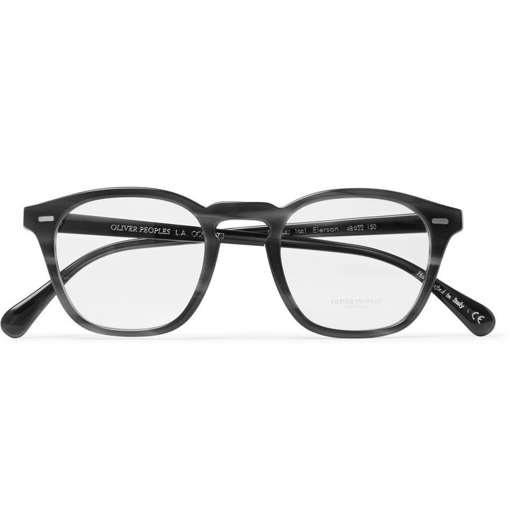 Photo: Oliver Peoples - Ellerson D-Frame Acetate Optical Glasses - Tortoiseshell