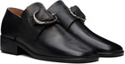 Enfants Riches Déprimés Black Leather Pope Loafers