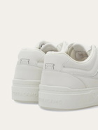 Ferragamo Mens Gancini sneaker in White