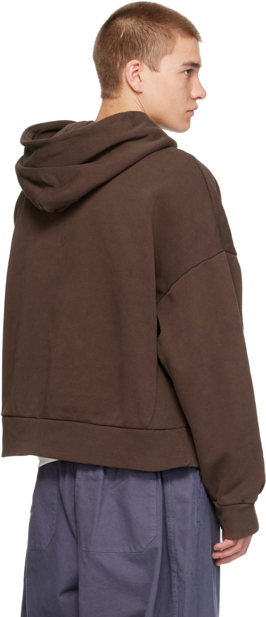 Entire Studios Brown Heavy Hoodie