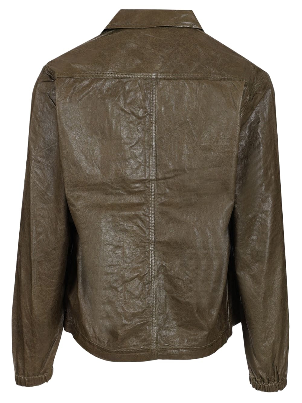 Giorgio Brato Washed Leather Field Jacket