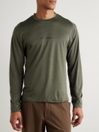 Portal - Lateral Peak Logo-Print Recycled-Jersey T-Shirt - Green