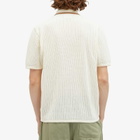 Percival Men's Alfie Knitted Polo Shirt in Neutrals