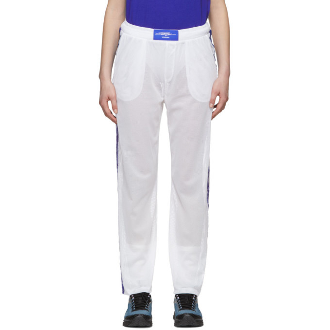Photo: Anton Belinskiy White Mesh Logo Lounge Pants