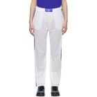 Anton Belinskiy White Mesh Logo Lounge Pants