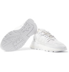 adidas Originals - Nite Jogger Suede and Rubber-Trimmed Mesh and Ripstop Sneakers - White