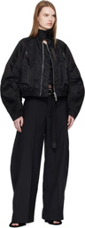 sacai Black Suiting Trousers