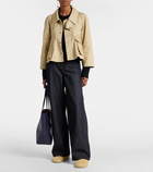 Loewe Lago suede ankle boots