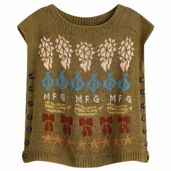 Photo: Story mfg. Women's Button Vest in Olive Contest